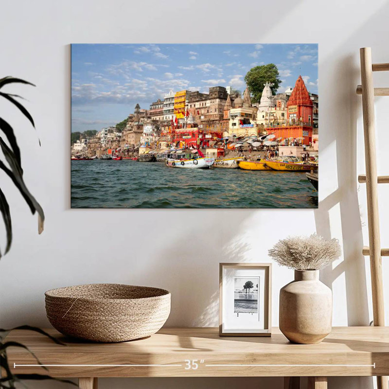 Ghats of Varanasi, H 16 po x l 24 po