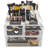 3-Drawer Cosmetic Acrylic Organizer, Stackable, Large in Clear