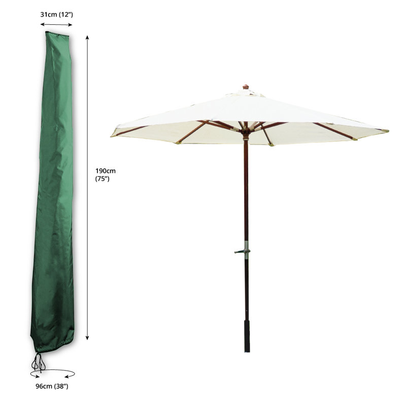 Outdoor Patio Umbrella Cover, Green
