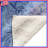 Blue Floral Pattern Blankets-123335452