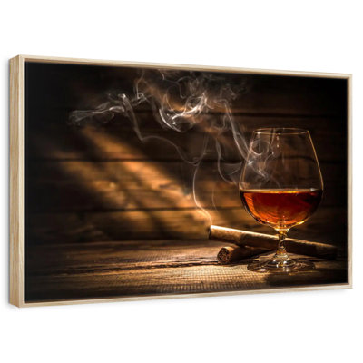 Cigare rustique et whisky