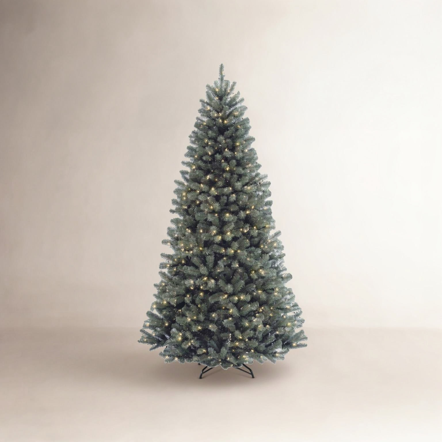 Pre-Lit Spruce Christmas Tree, 7'