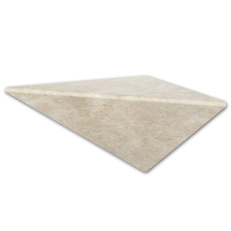 FlexStone 10" Shave Shelf in Creme Travertine, Creme Travertine
