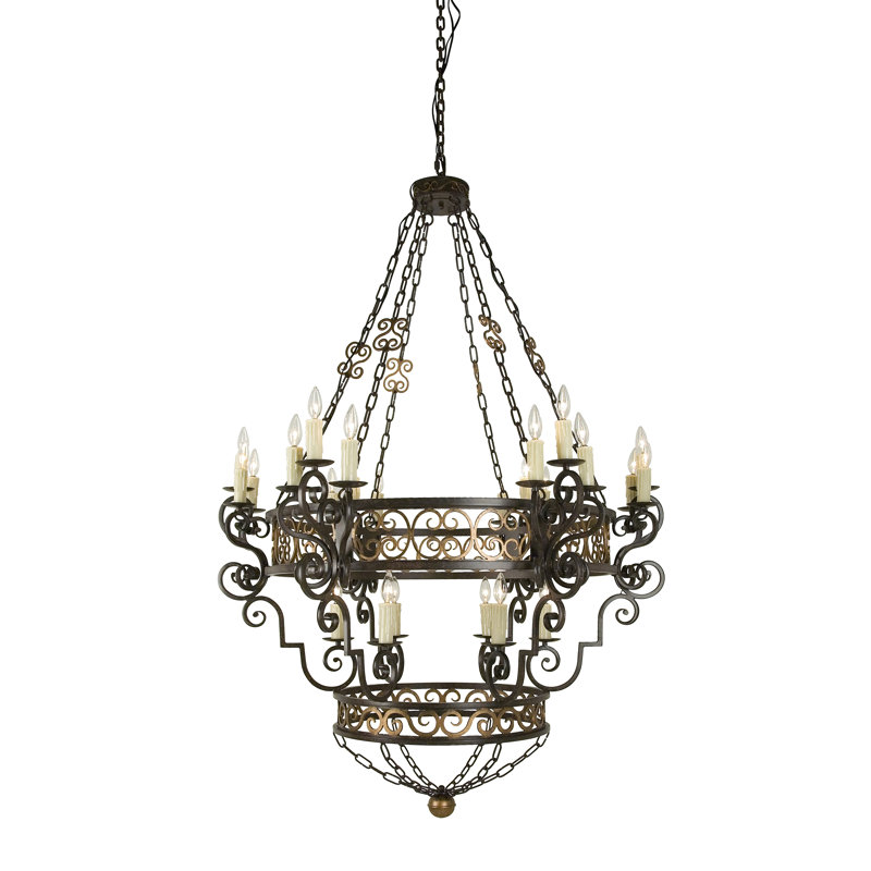 Isabo 24 - Light Dimmable Geometric Chandelier