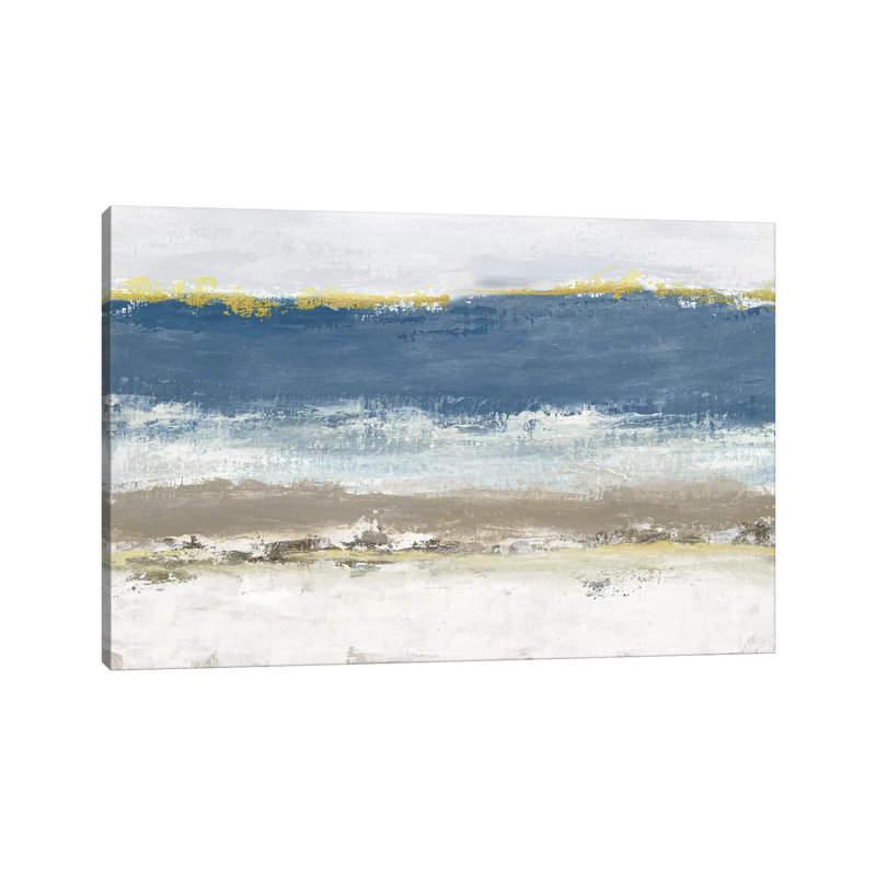 «Blooming And Blush» par Nan - reproduction, H 26 po x l 40 po x 1,5 po, Toile tendue