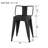 Avabella Counter Stool with Metal Frame