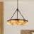 6-Light Hanging Pendant Light Modern Crystal Chandelier