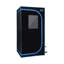 Tente hammam portable noir - Spa bien-être personnel à domicile. Équipée d'un générateur, d'une télécommande et d'une chaise pliable. Installation facile, chauffage rapide. Isolation thermique et tissu imperméable certifiés UL. 360°
