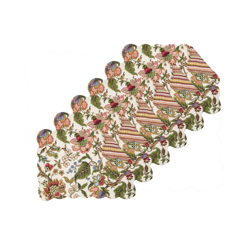 Ensemble de 6 napperons en coton Amara
