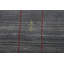 Tapis oriental rayé gris Gabbeh 5 x 8
