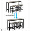 Ensemble de table de salle à manger à hauteur de comptoir extra longue avec 3 tabourets, durable et élégant pour les cuisines et les salles à manger modernes-2136449799-2136449793