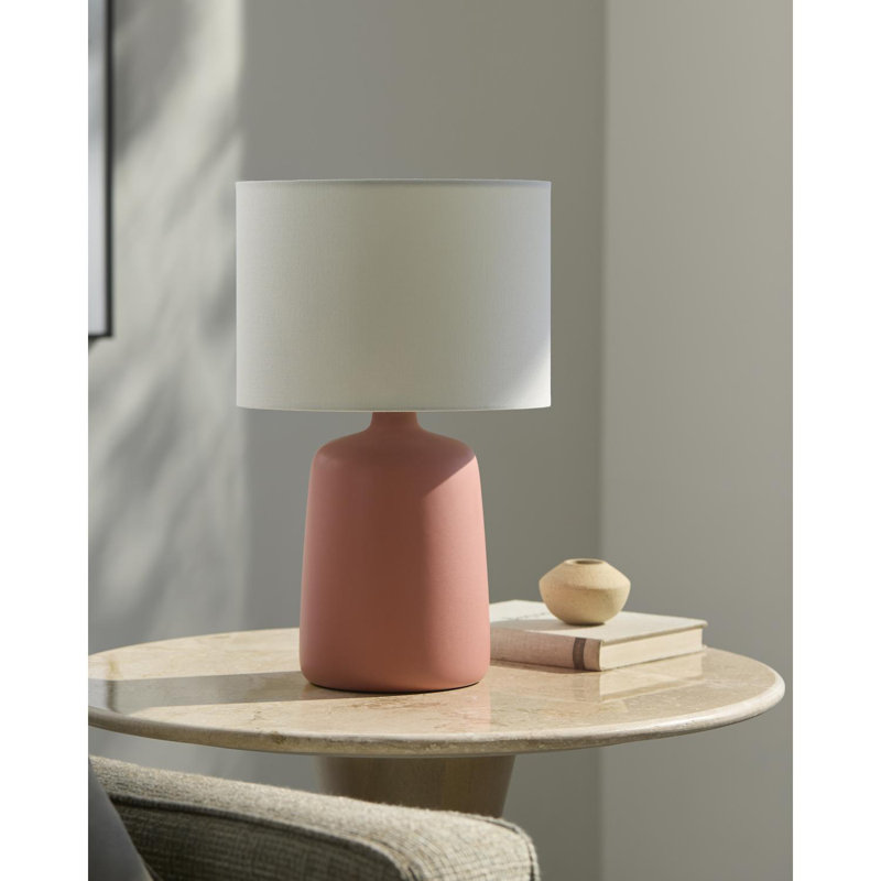 Lampe de table Barletta Elio, Brique