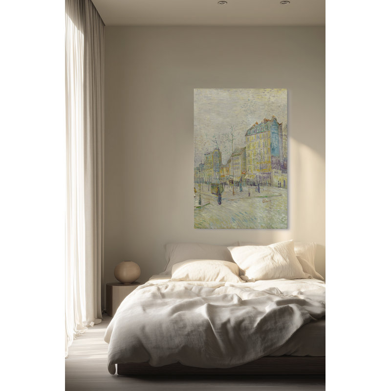 "Boulevard de Clichy", reproduction sur toile tendue, H 24 po x l 16 po