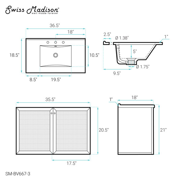 Dimensions du produit