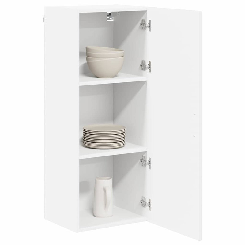 Vidaxl Kitchen Cabinet Black 40 X 31 X 100 Cm Engineered Wood, High Gloss White, 100cm H x 40cm W x 31cm D