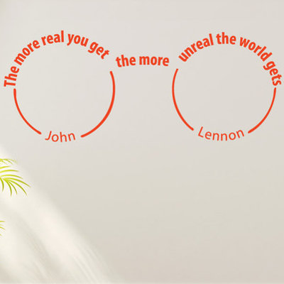 John Lennon Wall Sticker