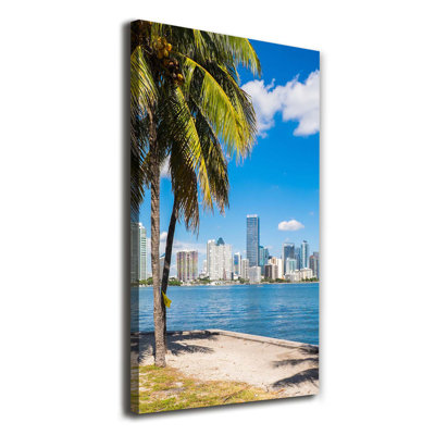 Miami - Wrapped Canvas Print