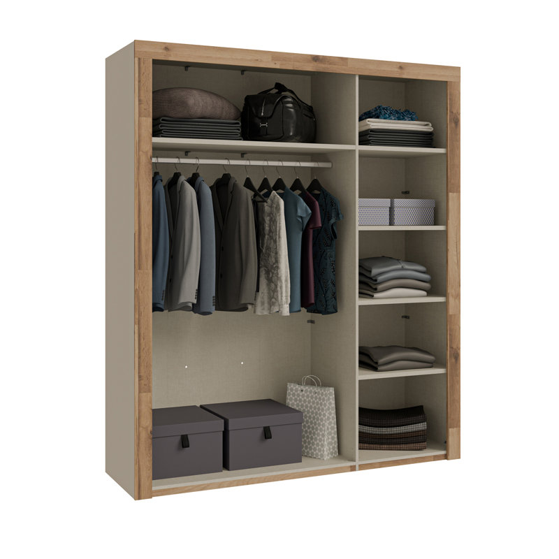 3 Door Manufactured Wood Wardrobe