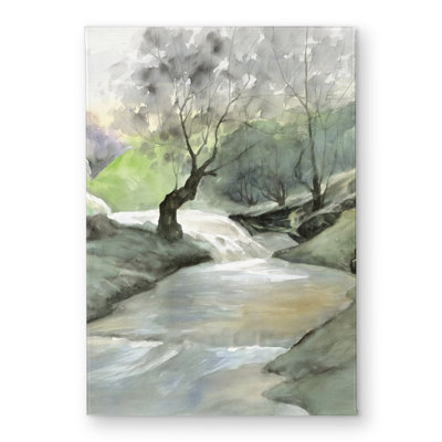 Oasis of relaxation - Green Illustrative Indoor/Outdoor Door Mat