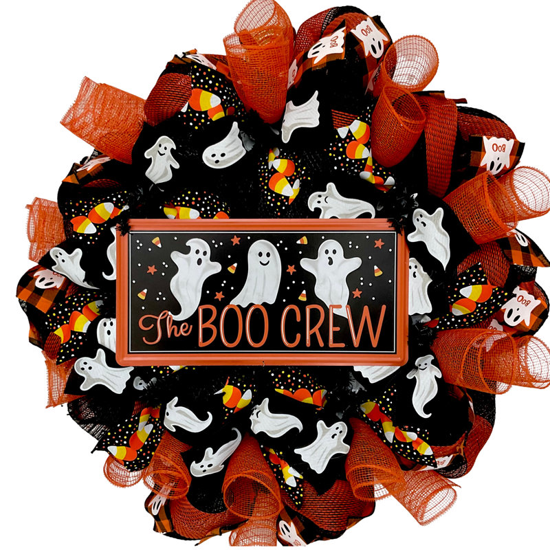 Couronne d'Halloween Boo Crew