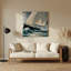 Sports nautiques, art mural gris en métal-1591779868