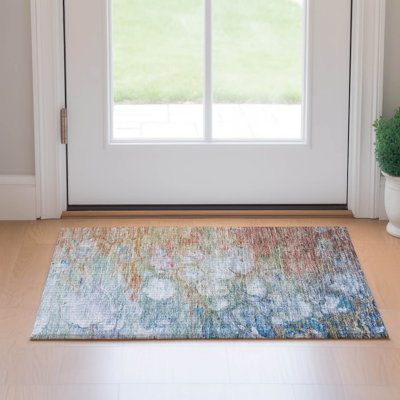 Premium Machine Washable Prisco Coral Rug