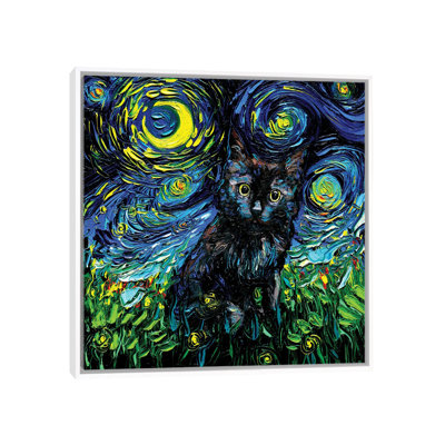 " Black Cat Night #3 " by Aja Trier