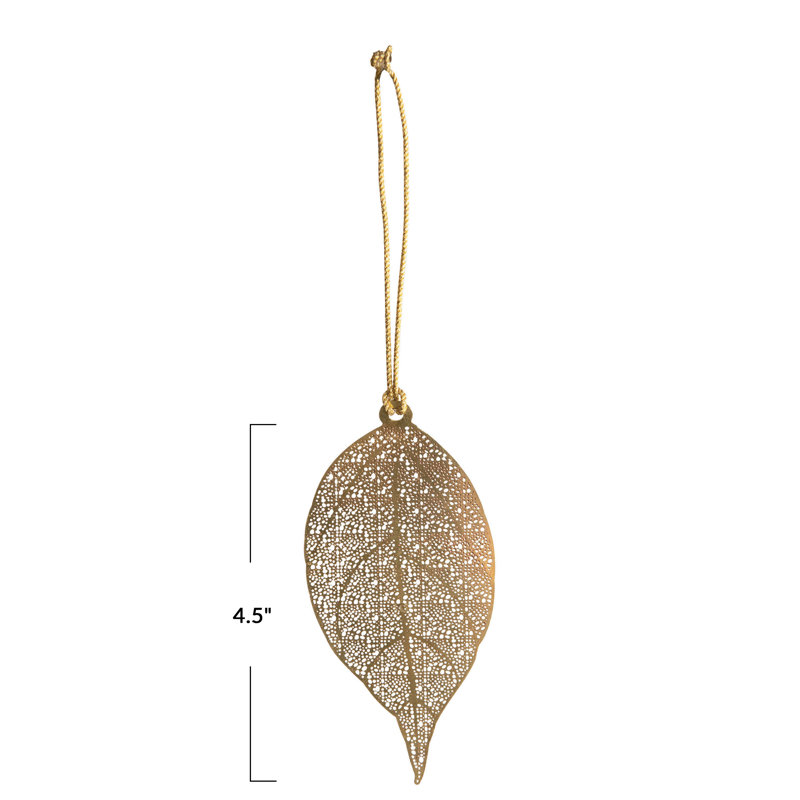 Ornement en forme de feuille