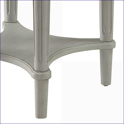 Antique Slate French Design Coffee Table with Bottom Shelf - Timeless Charm for Living Room