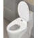 Elongated Electronic Bidet Toilet Seat with Remote Control Warm Water Dryer Heated Seat and LED Night