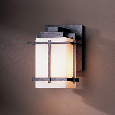 Tourou 7.4" H Outdoor Armed Sconce, Natural lron