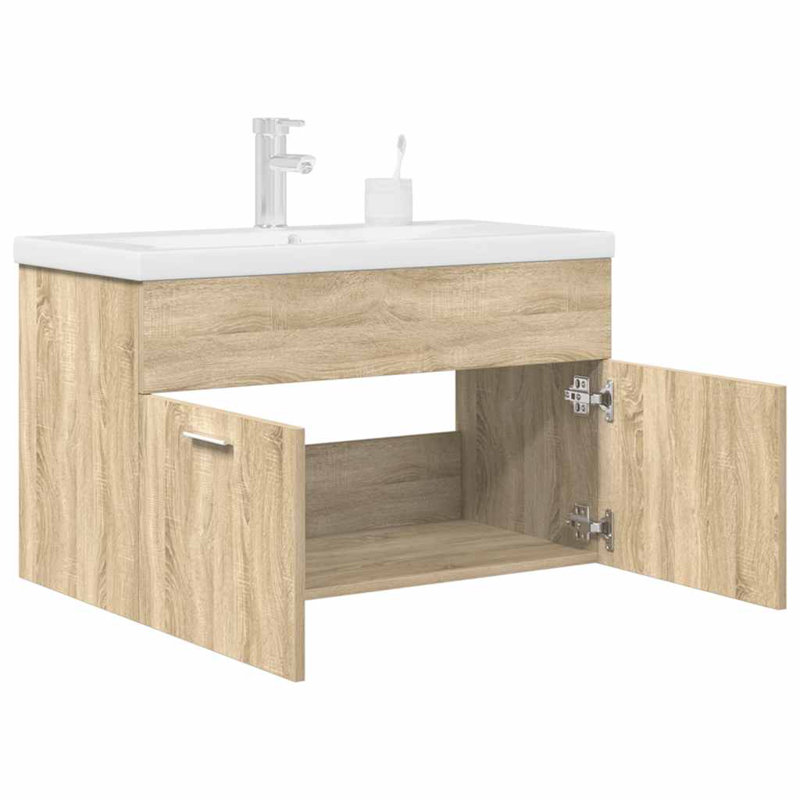 Bearett 800mm Single Bathroom Vanity with Integrated Ceramic Basin