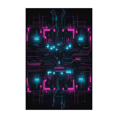 Electric Ripple Rug
