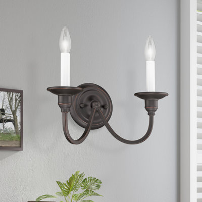 Eckard Steel Candle Wall Light