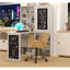 Bureau d'ordinateur pliable, bureau d'ordinateur mural-100147273