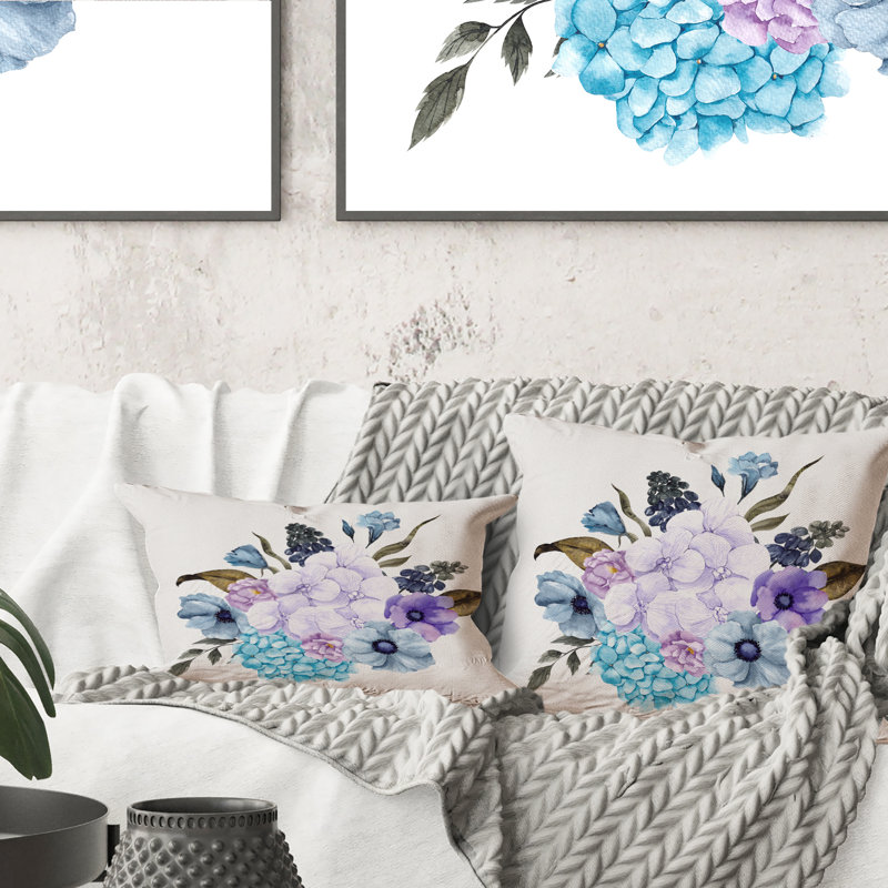 Coussin Bouquet Of Blue