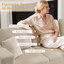 Canapé modulaire rembourré en tissu 144 po-1856143883