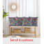 Indoor / Outdoor Floral Square Cushion-245169874