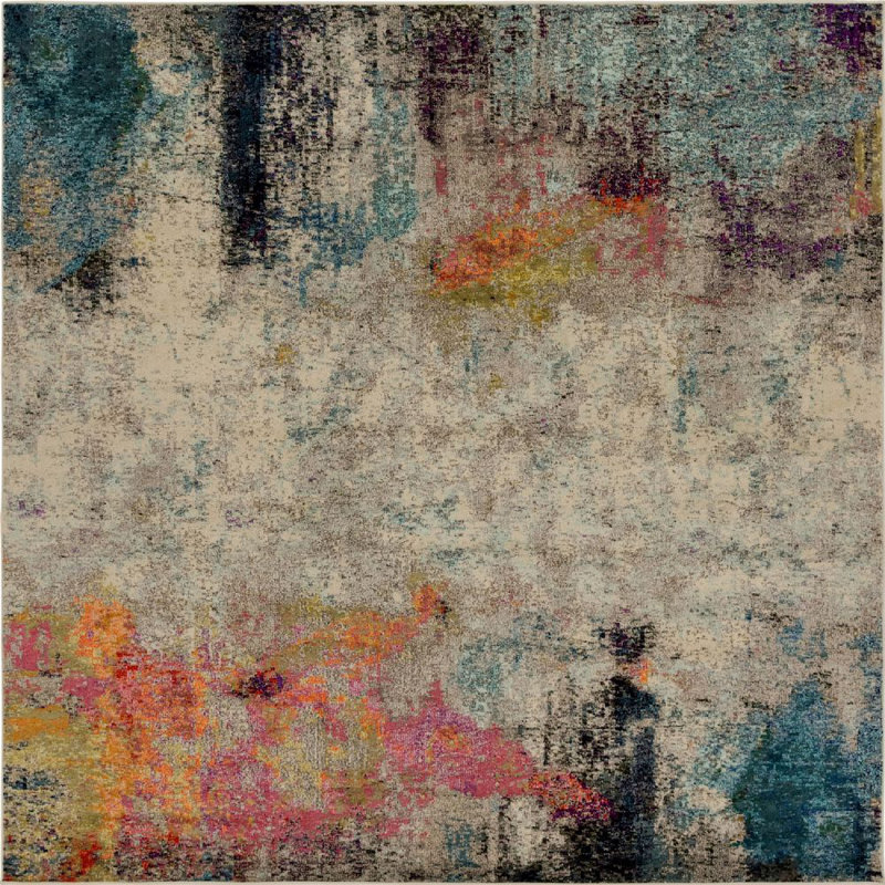 Patrocinia Abstract Indoor Rug, Square 8'