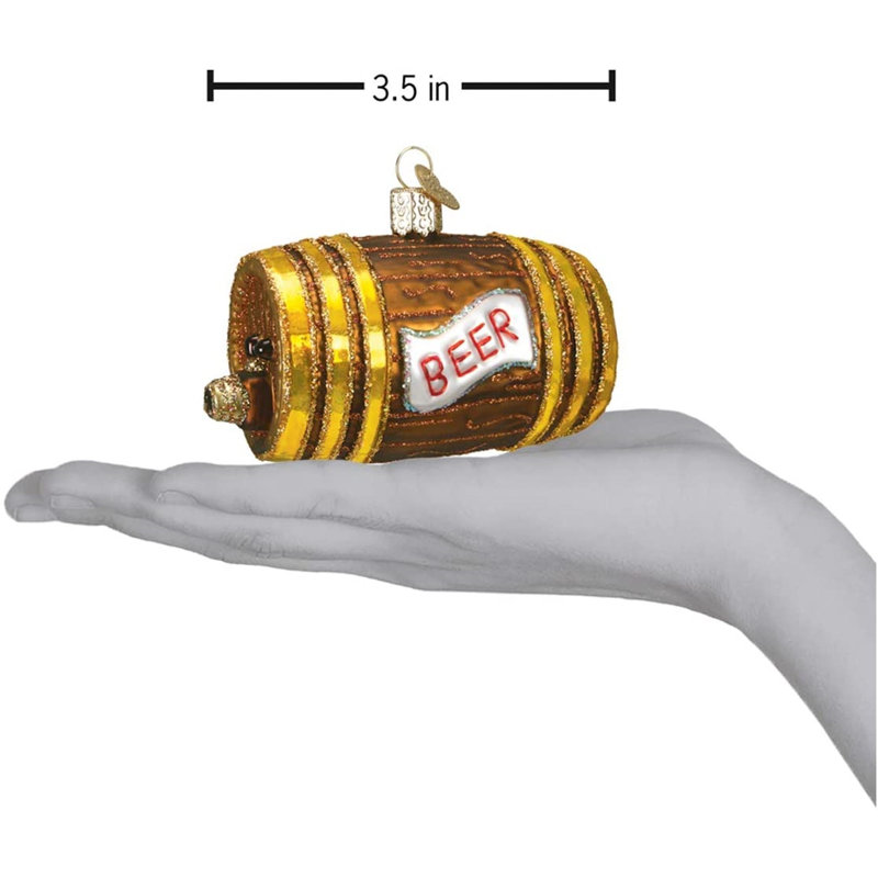 Ornement figurine suspendu fût bière