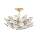 Aimi Semi Flush Mount in Vintage Gold Leaf