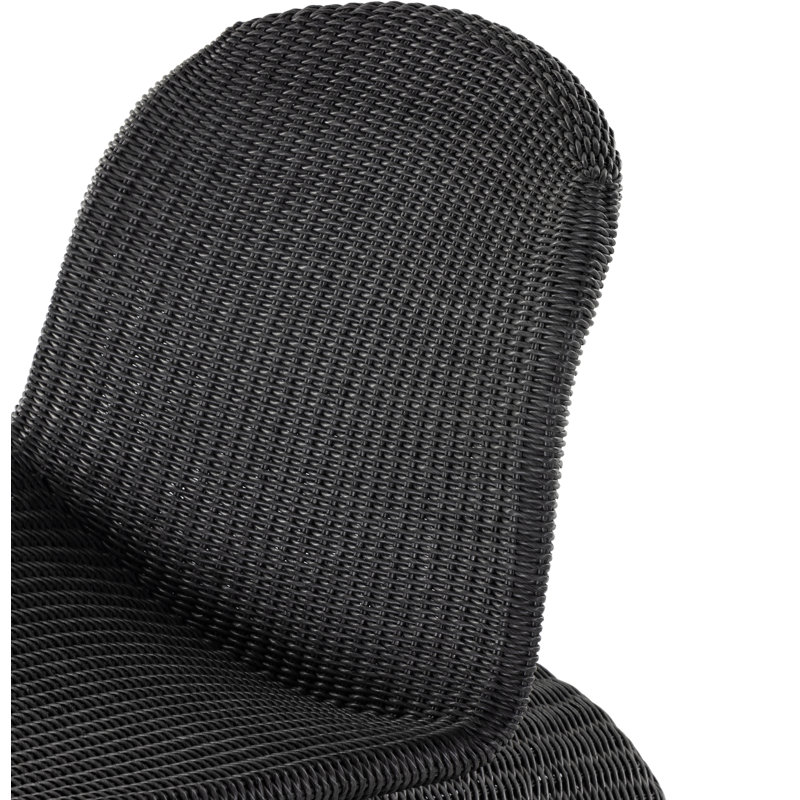 Portia Outdoor Lounge Chair, Vintage Coal