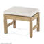 Banc de douche en teck de 24 po de largeur