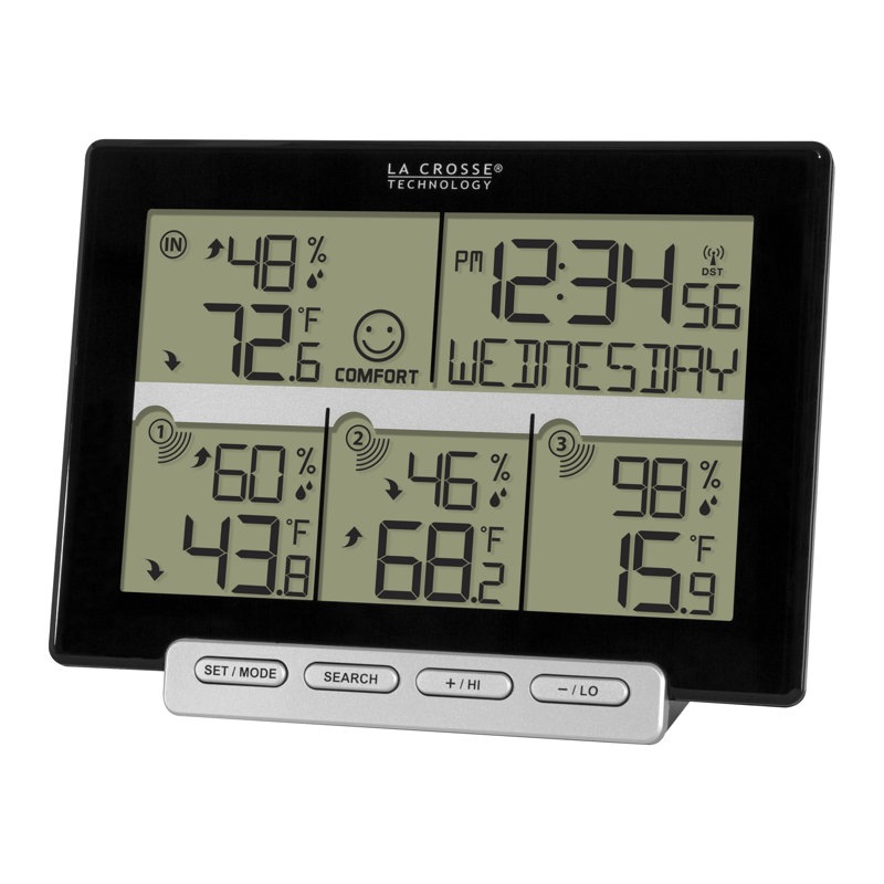 3-Channel Wireless Digital Weather Station with 3 included sensors