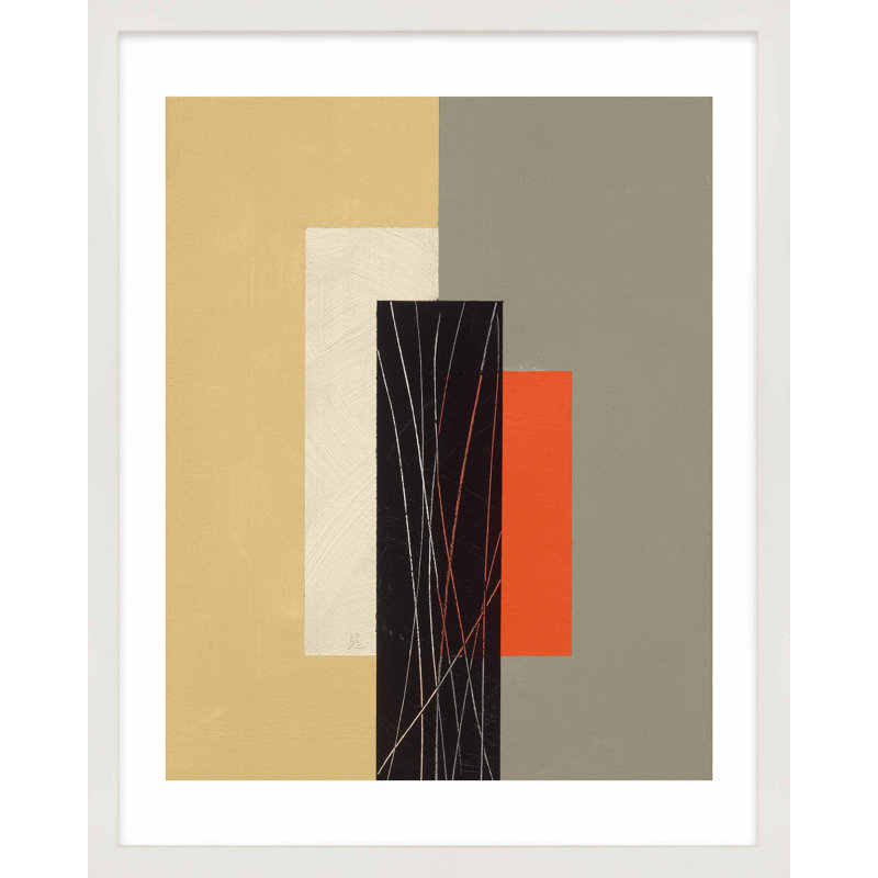 Rhythm 2 Print by Robert Kamnatnik, 25" H x 20" W x 1.25" D, White