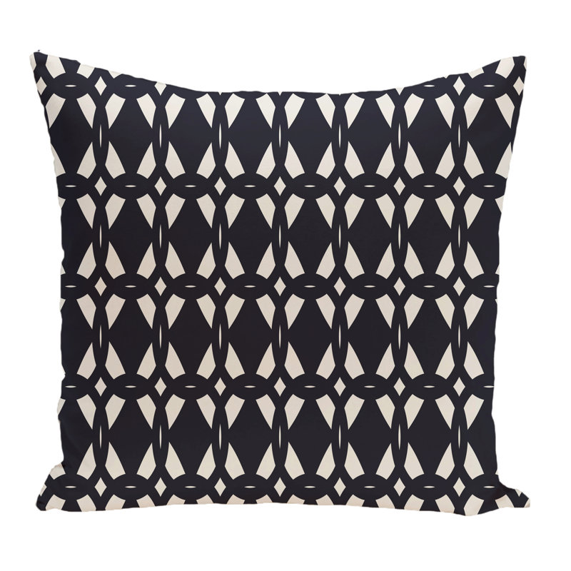 Housse de coussin carrée/insert, Bleu marine, H 20 po x l 20 po