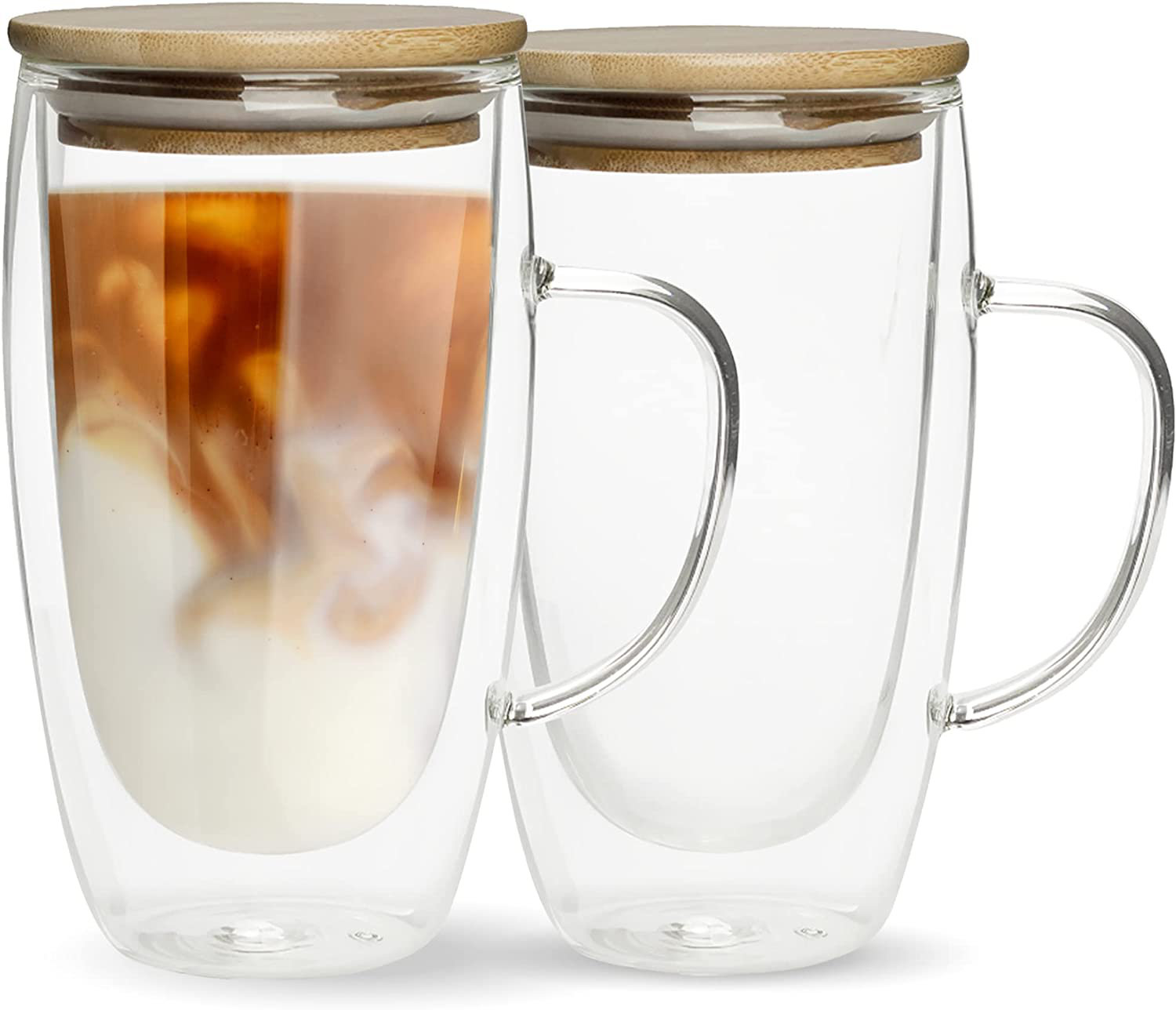 Bodum Bistro Coffee Mug, 10 Ounce (6-Pack), Clear