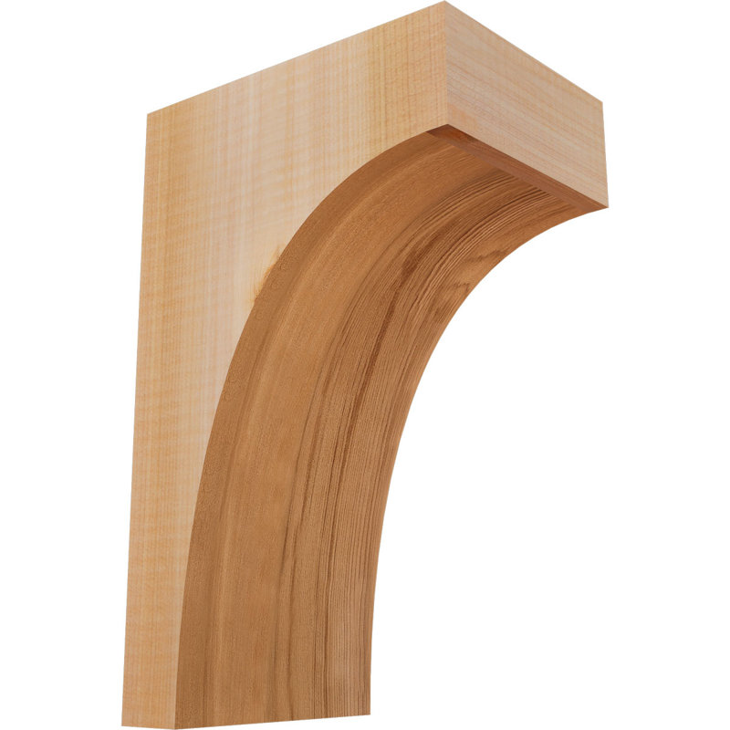 Huntington Corbel, H 12 po x l 5,5 po x P 8 po, Lisse, Cèdre rouge