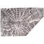 Tapis gris abstrait en soie noué à la main-23968740