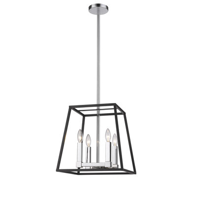 Lustre géométrique à 4 lumières Schildt